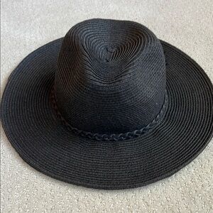 C.C. Black Braided Band Hat